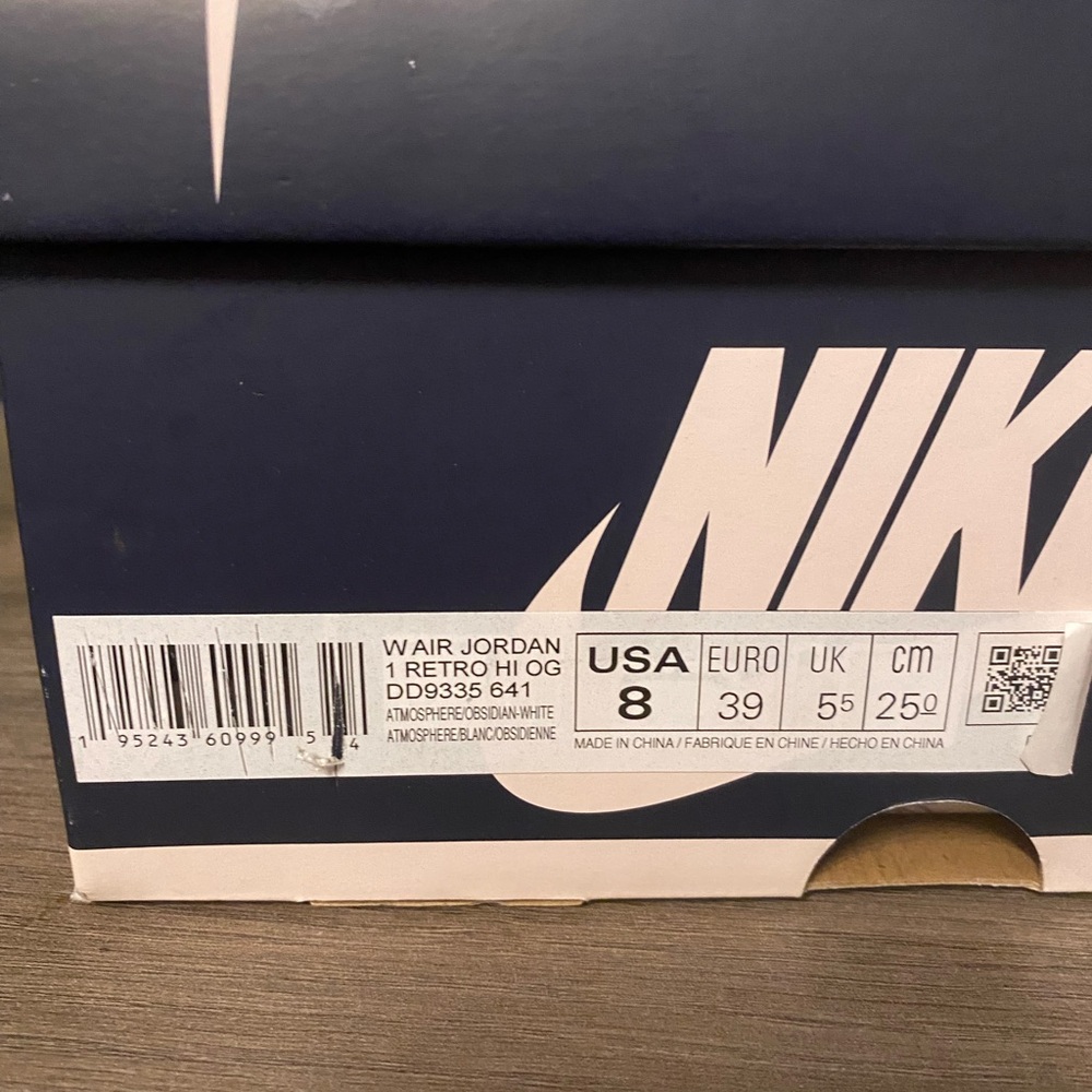 Jordan 1 Retro High ‘Atmosphere’ Size 8 - Picture 10 of 10